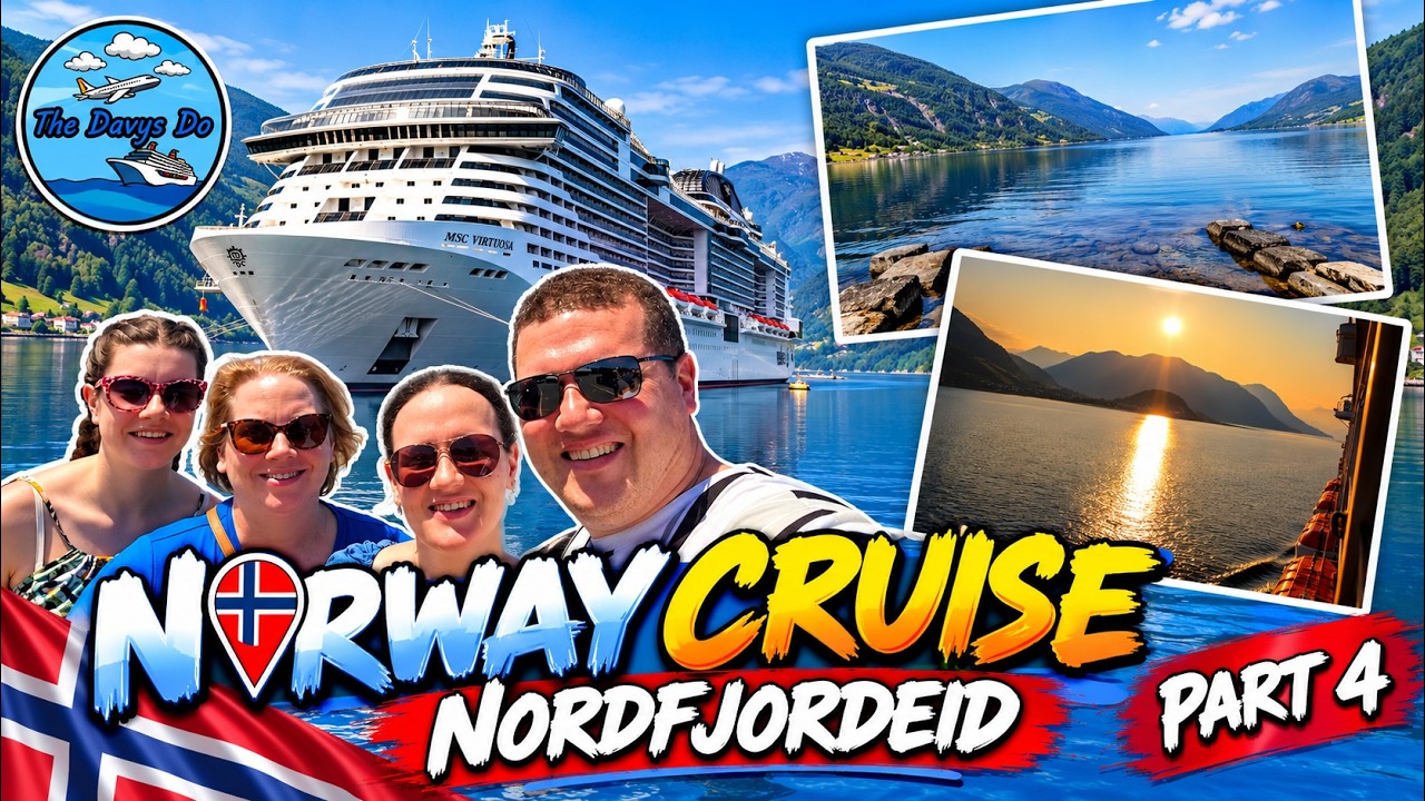 NORWAY CRUISE PART 4 | Exploring Nordfjordeid on MSC Virtuosa