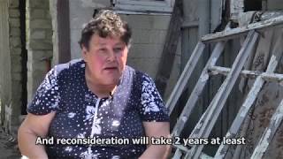 Галина Петрова розповідає про свій зруйнований будинок відео NRC