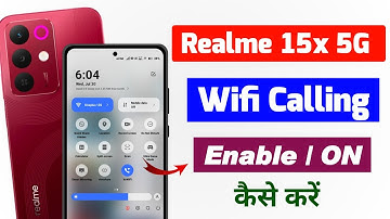 Realme 15x 5g me wifi calling kaise kare | how to turn on wifi calling in realme 15x 5g 