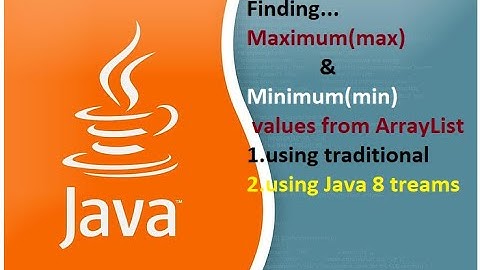 JAVA FAQ # 86 || Finding Max and Min Values in an Array in Java