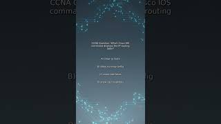 CCNA Quiz: Which Cisco IOS command displays the IP routing table?