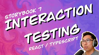 React JS Component Testing with Storybook 7 Typescript