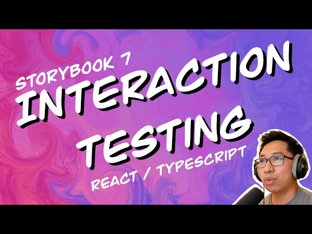 React JS Component Testing with Storybook 7 Typescript