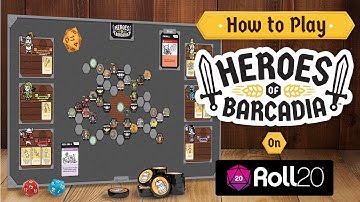 How to Play Heroes of Barcadia on Roll20