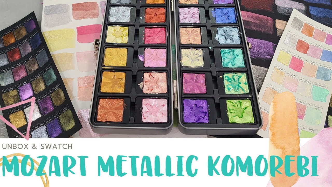 Metallic Komorebi Watercolor Paint Set - MozArt Supplies USA