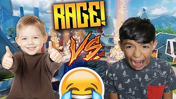 Fan Makes Little Brother Rage! Black Ops 3 Sniper 1v1! (Hilarious)