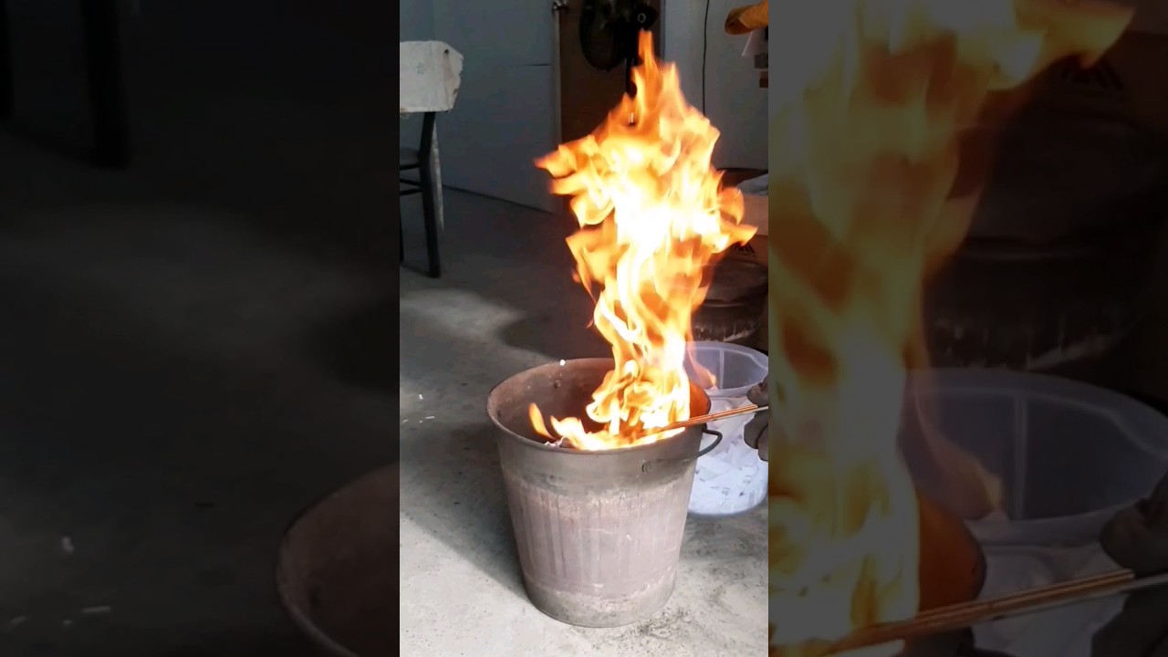 The making of a raku fired  Kumo vase 