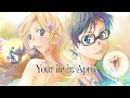 Your lie in april   amv   billie ellish   when the party is over