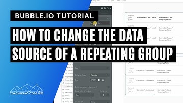 Change the Data Source of a Repeating Group in Bubble.io (used in lots of search features)