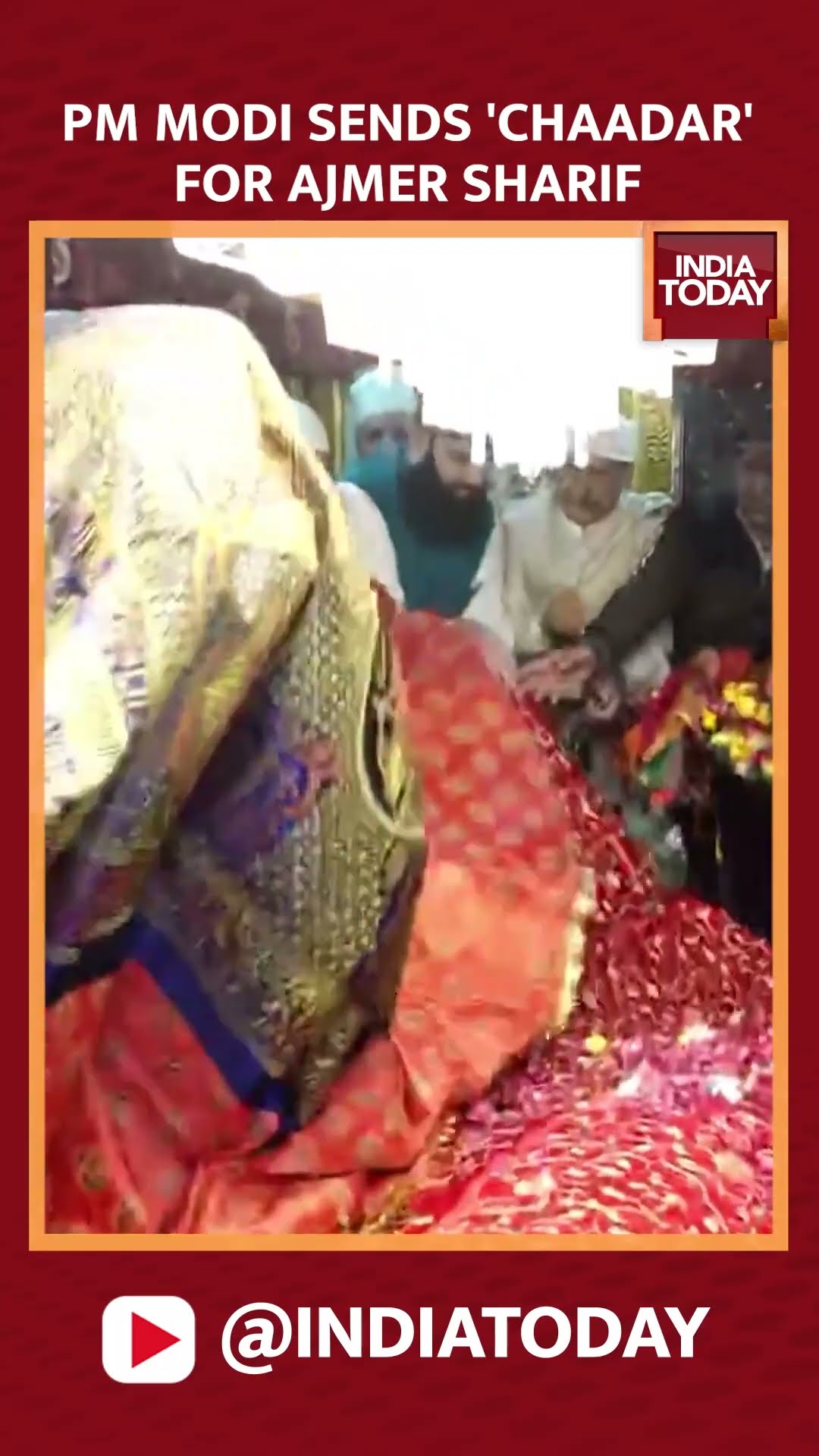 Union Minister Kiren Rijiju Offers Chaadar At Nizamuddin Dargah On Behalf Of PM Modi Ahead Of Urs