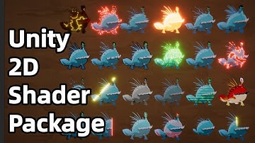 Unity 2D Shader Package | 25 Stunning Sprite & UI Effects (URP, HDRP, Built-in)