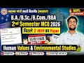 mgkvp 2nd semester co curriculur human values & environmental studies 2026 | pichhle 2 saal ka paper