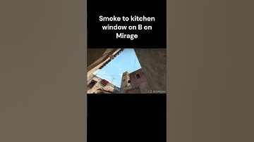 Smoke into kitchen for T rush on B site on Mirage | CS:GO practise | in this video is hiden code