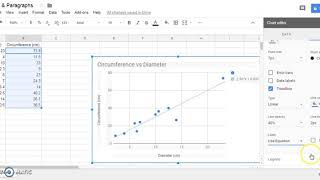 Graphs on Google Sheets 2018 2019