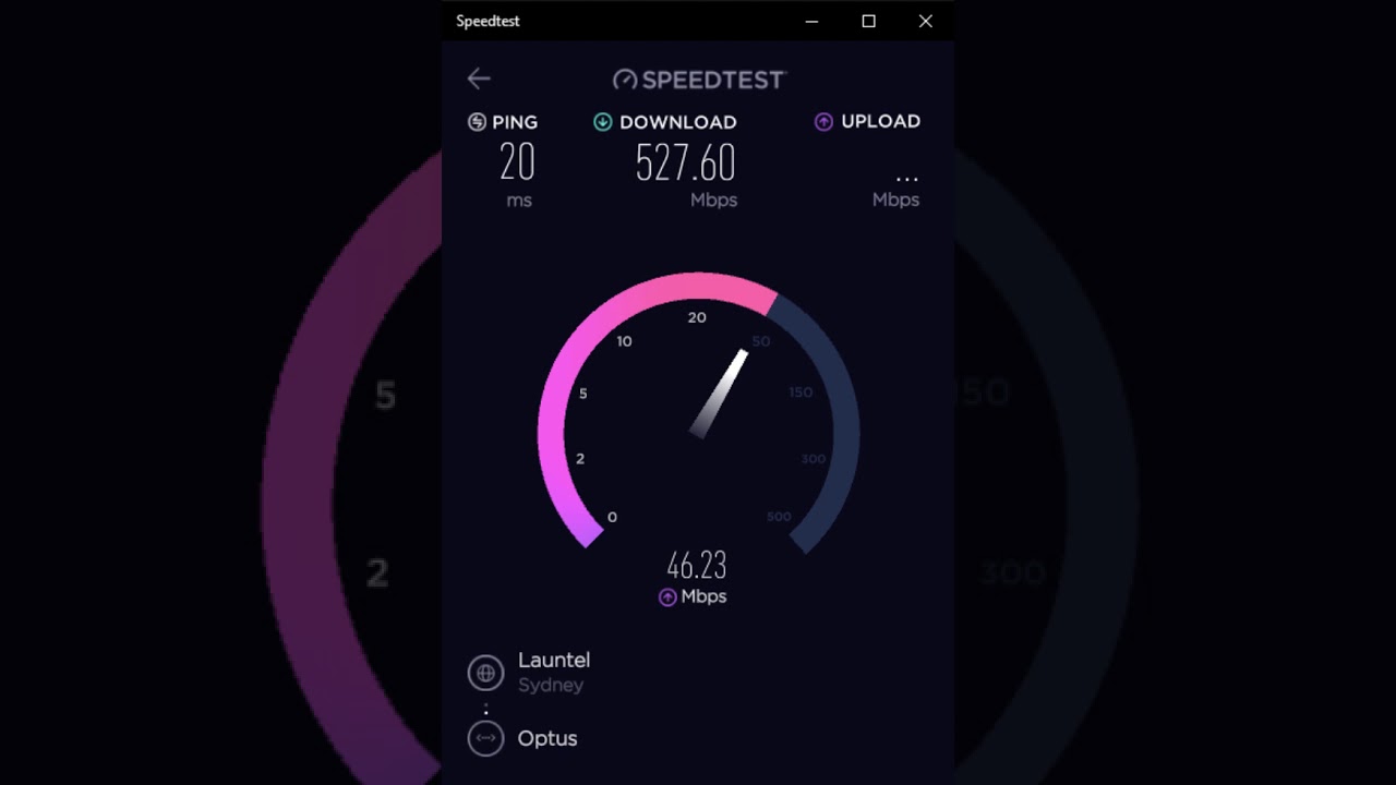 OPTUS 5G Home Broadband Speedtest YouTube OPTUS 5G Home Broadband Speedtest YouTube