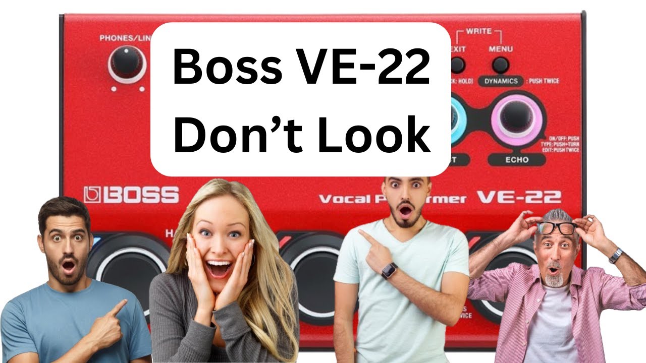 BOSS Vocal Effects Processor VE 22 YouTube