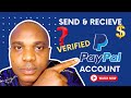 How to create a verified paypal account in nigeria  2023 send and receive account