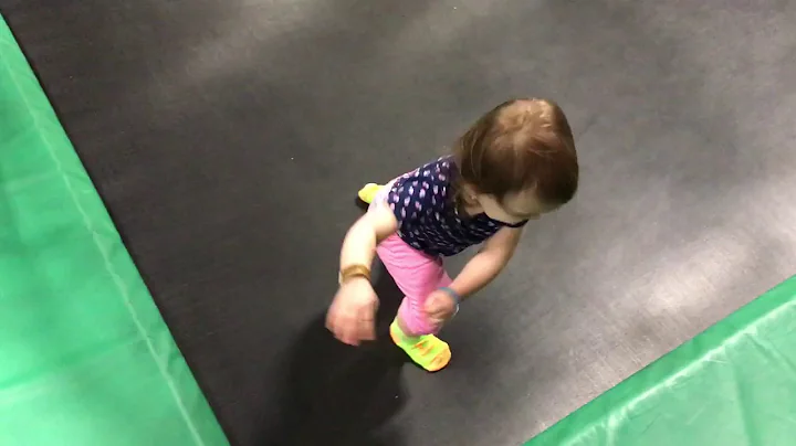 Brooklyn at Rock and Jump for 2nd Bday Part 1