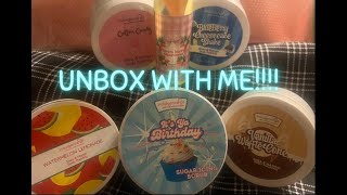 Unboxing from indulgence spa and body!!!!