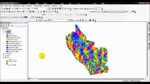 การใช้โปรเเกรม ArcGIS 10 บทที่ 6 การวิเคราะห์พื้นผิว Surface Analysis