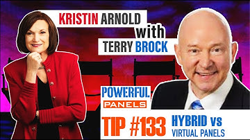 Panel Discussion Tip #133 w/Terry Brock: The Difference Between a Hybrid and Virtual Panel