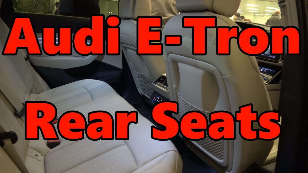 Audi E Tron Back Seats Door S Rear Climate Control Stowage Part 5