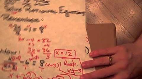 9.6 SOLVING Rational Equations