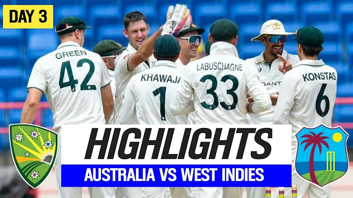 AUS vs WI 2nd Test Match Highlights 2025 | Australia vs West Indies 2nd Test Day 3 Highlights 2025
