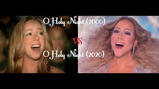 Mariah Carey - O Holy Night (2000) vs O Holy Night (2020) with Video