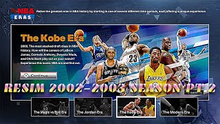NBA 2K24 RESIM STARTING FROM KOBE ERA!!! 2002-2003 SEASON PT.2 SLO/ENG #nba2k24 #nba2k