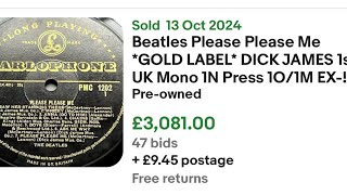 The Beatles gold album worth over £3000 and I paid about £50