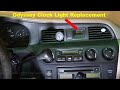 How to Replace Honda Odyssey In-Dash Clock Light