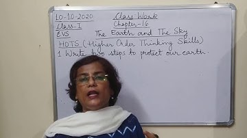 Class I EVS 10-10-2020 by Mrs Ranjana Dhar Ch 16 Part 6