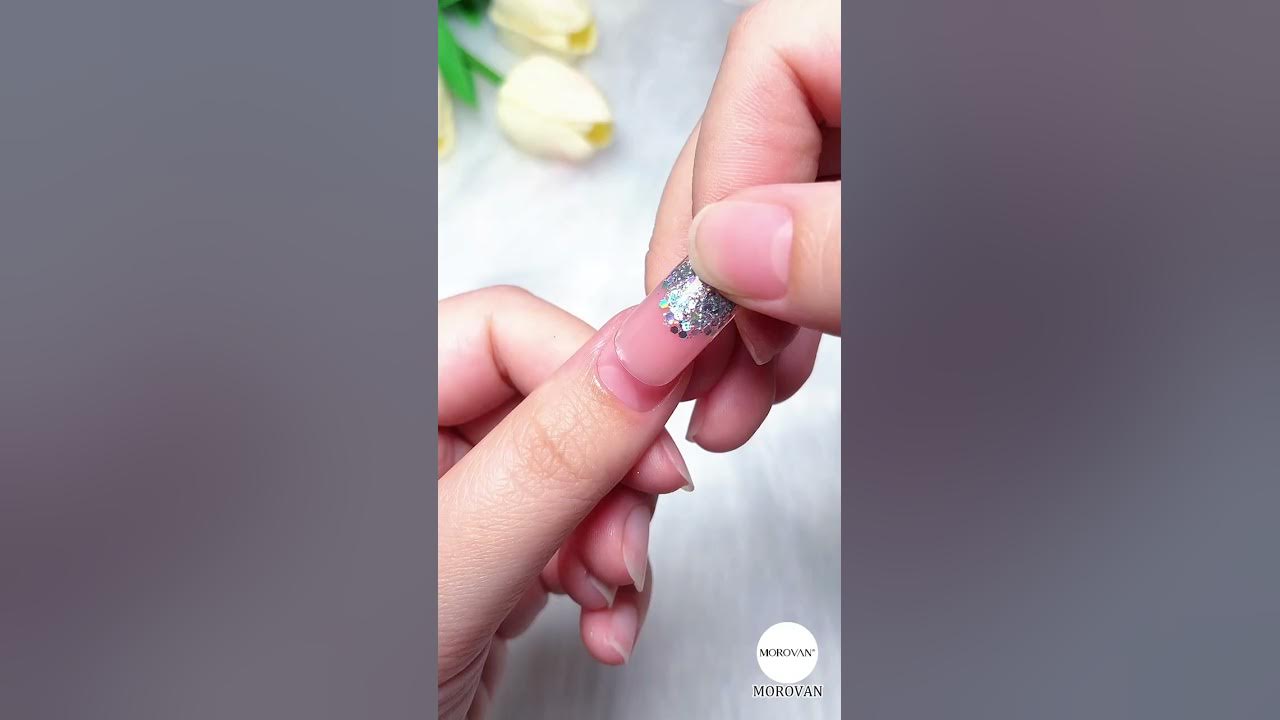 How to do UV gel refill quick and easy. YouTube
