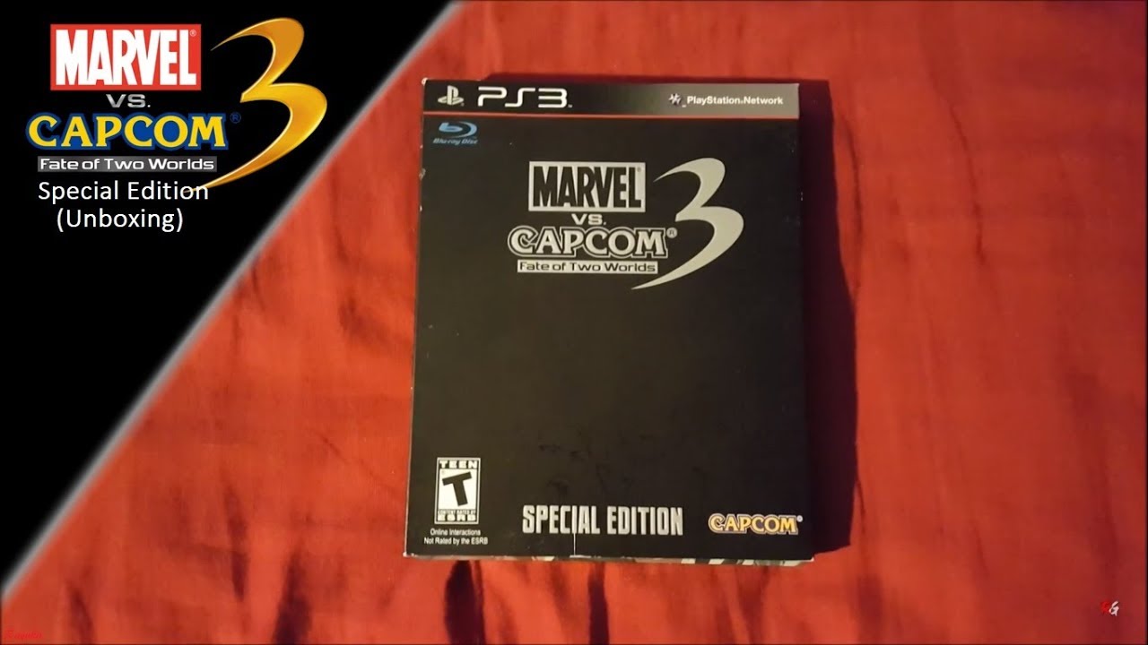 Marvel Vs Capcom 3 Fate Of Two Worlds Special Edition Unboxing Youtube