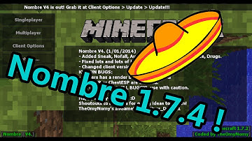 Minecraft 1.7.2 - 1.7.5 : Hacked Client - Nombre - by TheOmyNomy [HD]