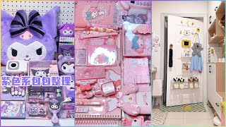 Stationary School Bag & Rack Organization🎀 | Cat Care Routine | Vanity Organizing✨