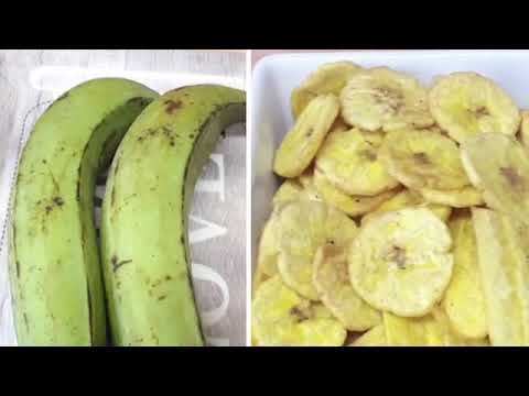 HOW TO MAKE GREEN PLANTAIN CHIPS