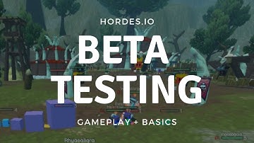 Hordes.io Beta Testing |  The Basics + Gameplay (1)