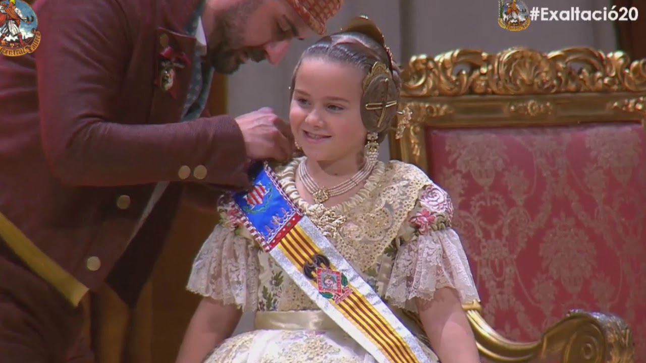 Exaltación Carla García Pérez como Fallera Mayor Infantil de Valencia 2020 - Actualidad Fallera