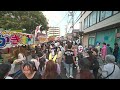 Totsuka walk from crowded festival during the day to empty streets at night