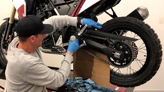Cheap | Easy | Fast  Motorcycle Chain Maintenance