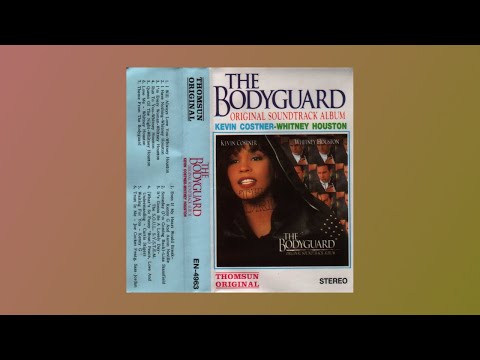 THE BODYGUARD Original Soundtrack álbum 1992 Cassette Completo