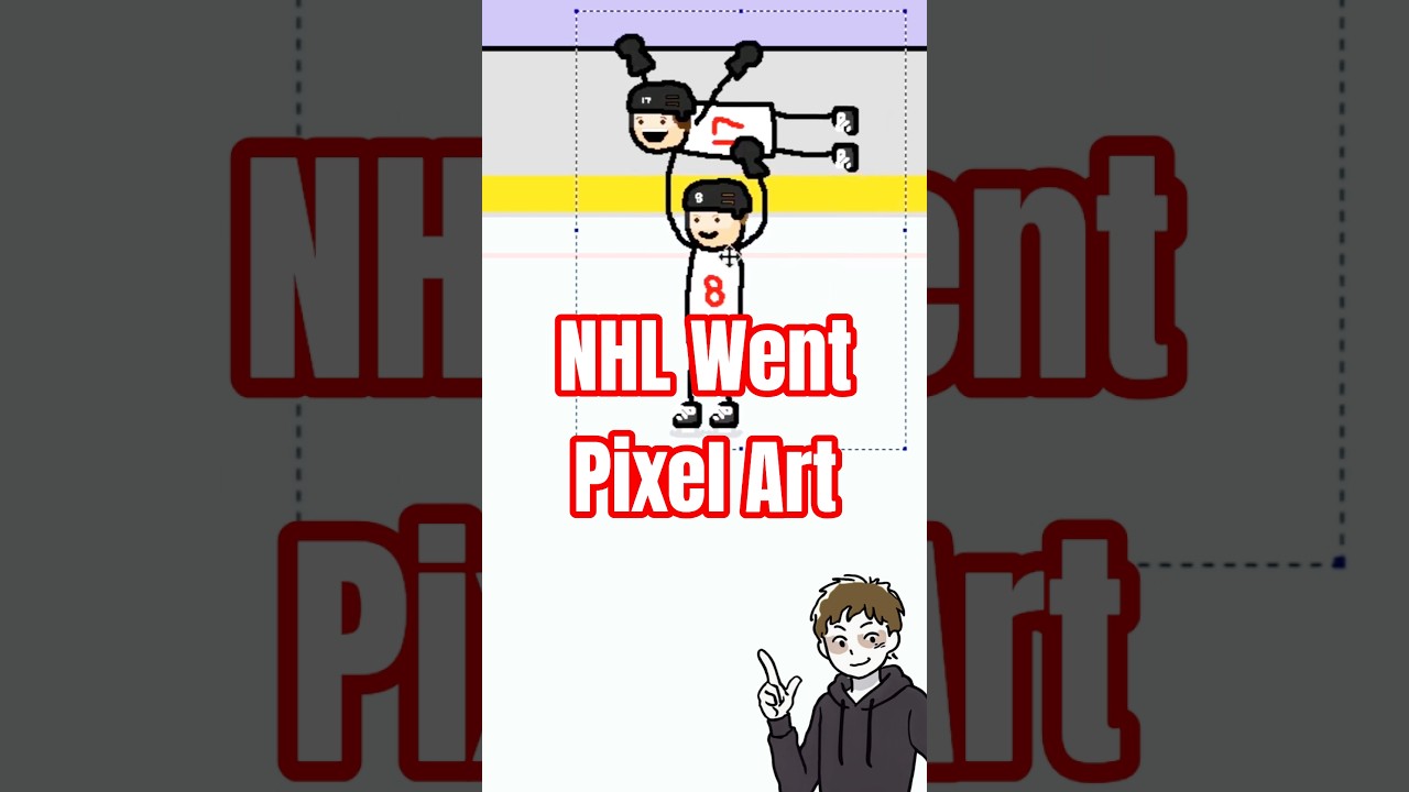 No Broadcast Rights? NHL Went Pixel Art