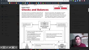 4 23 20 Help w  Checks & Balances Worksheet