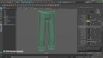 Maya nCloth Simulation For Clothing (re-upload)