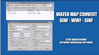 Wafer Map Conversion from WWF to SINF and Back