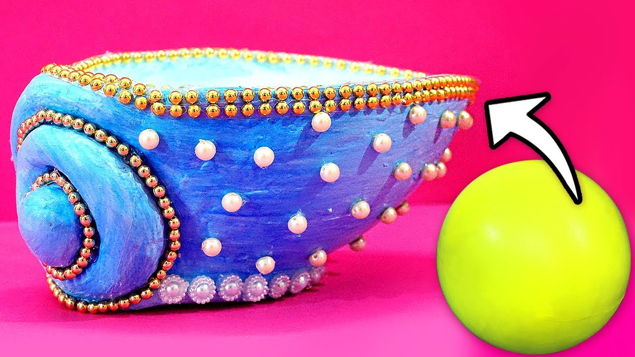 Amazing Plastic Ball Craft Idea for Home Decoration! Best Out of Waste