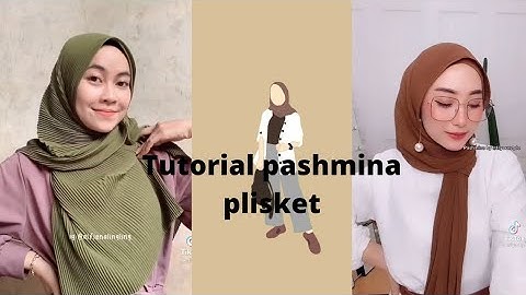 Tutorial Pashmina Plisket Part 1 (video viral Tiktok)