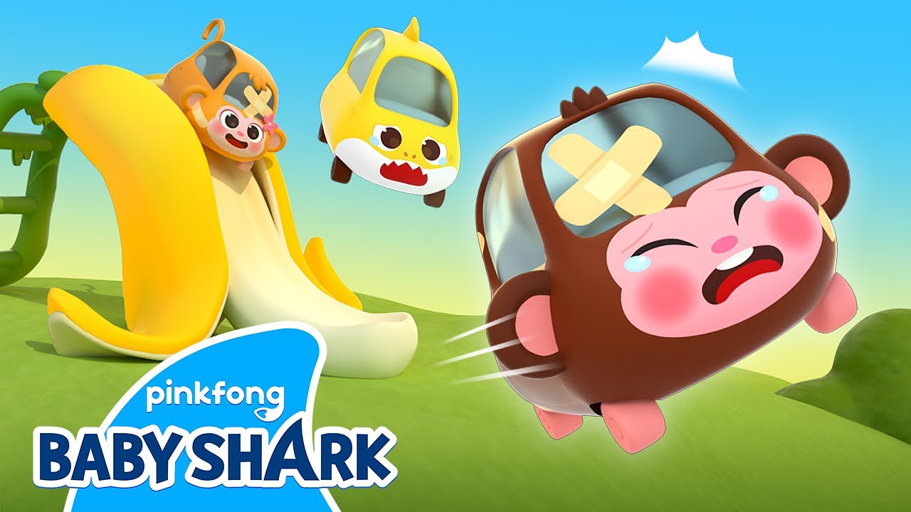 Five Little Monkeys Jumping on the Bed | Baby Shark Toy Car | Kids Best Song | Baby Shark Official